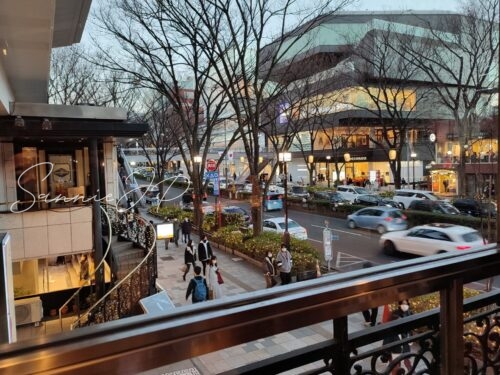 表参道「BAKERY CAFE 426」の2階からの眺め