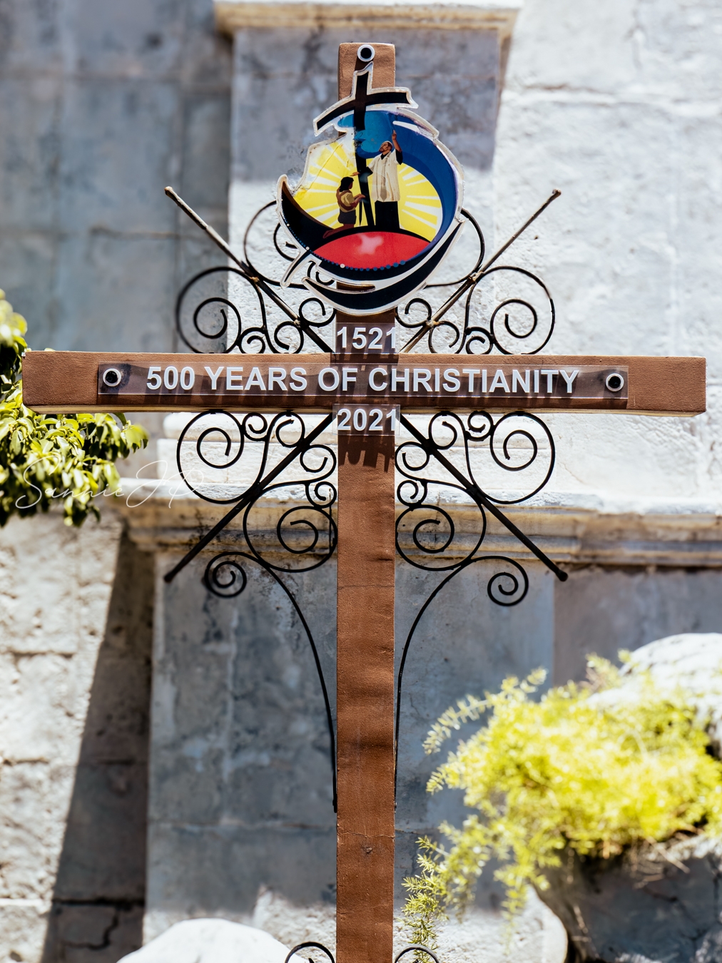 フィリピン セブ島 マクタン島 サント・ニーニョ教会 観光 記念 モニュメント