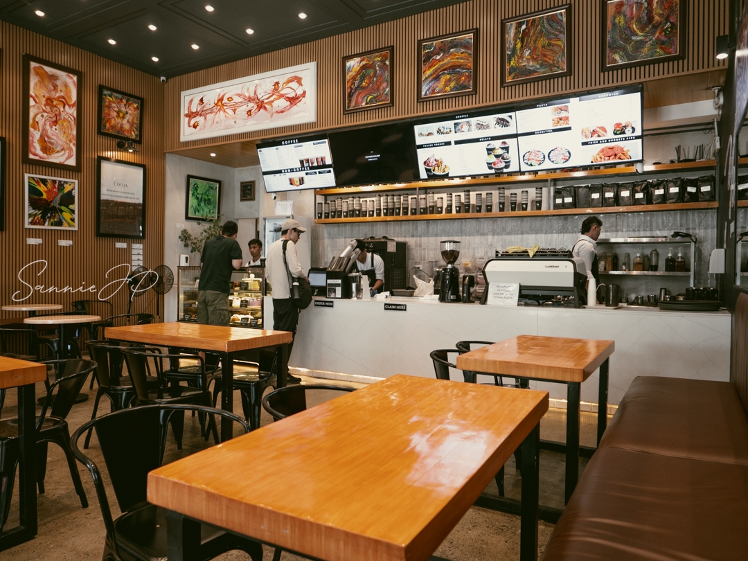 フィリピン・セブシティにあるカフェ「Everyday Coffee and Tea」の注文カウンター
