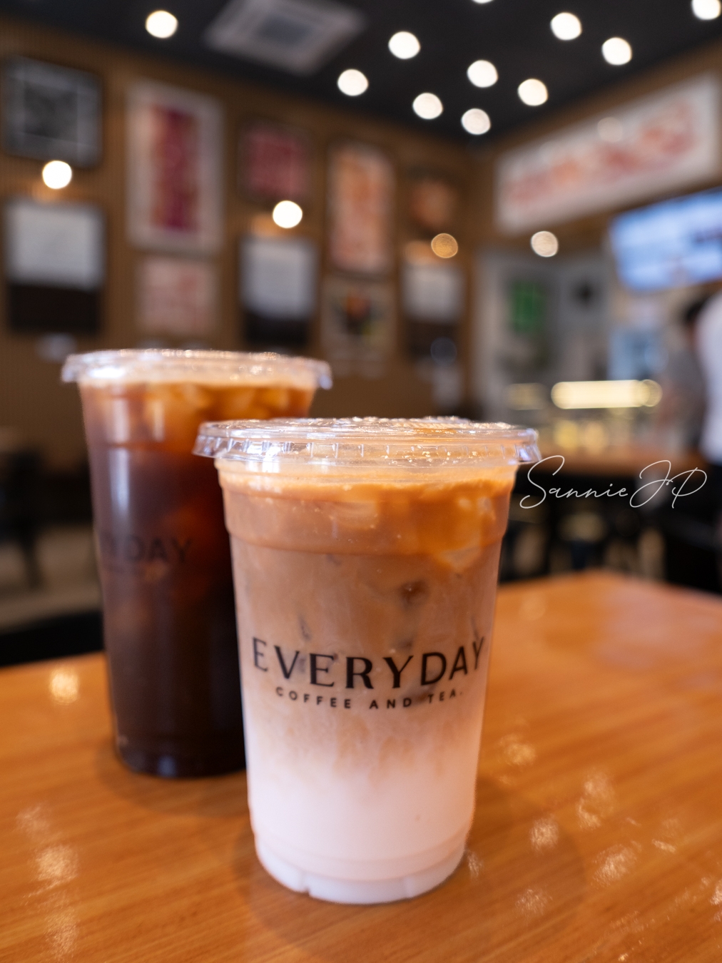 フィリピン・セブシティにあるカフェ「Everyday Coffee and Tea」のコールドドリンク