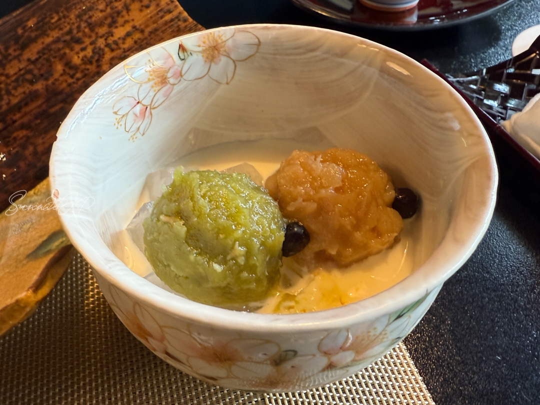とうふ屋うかい鷺沼店のあんみつ