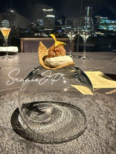 桜マスのタルタル セルヴェル・ド・カニュ