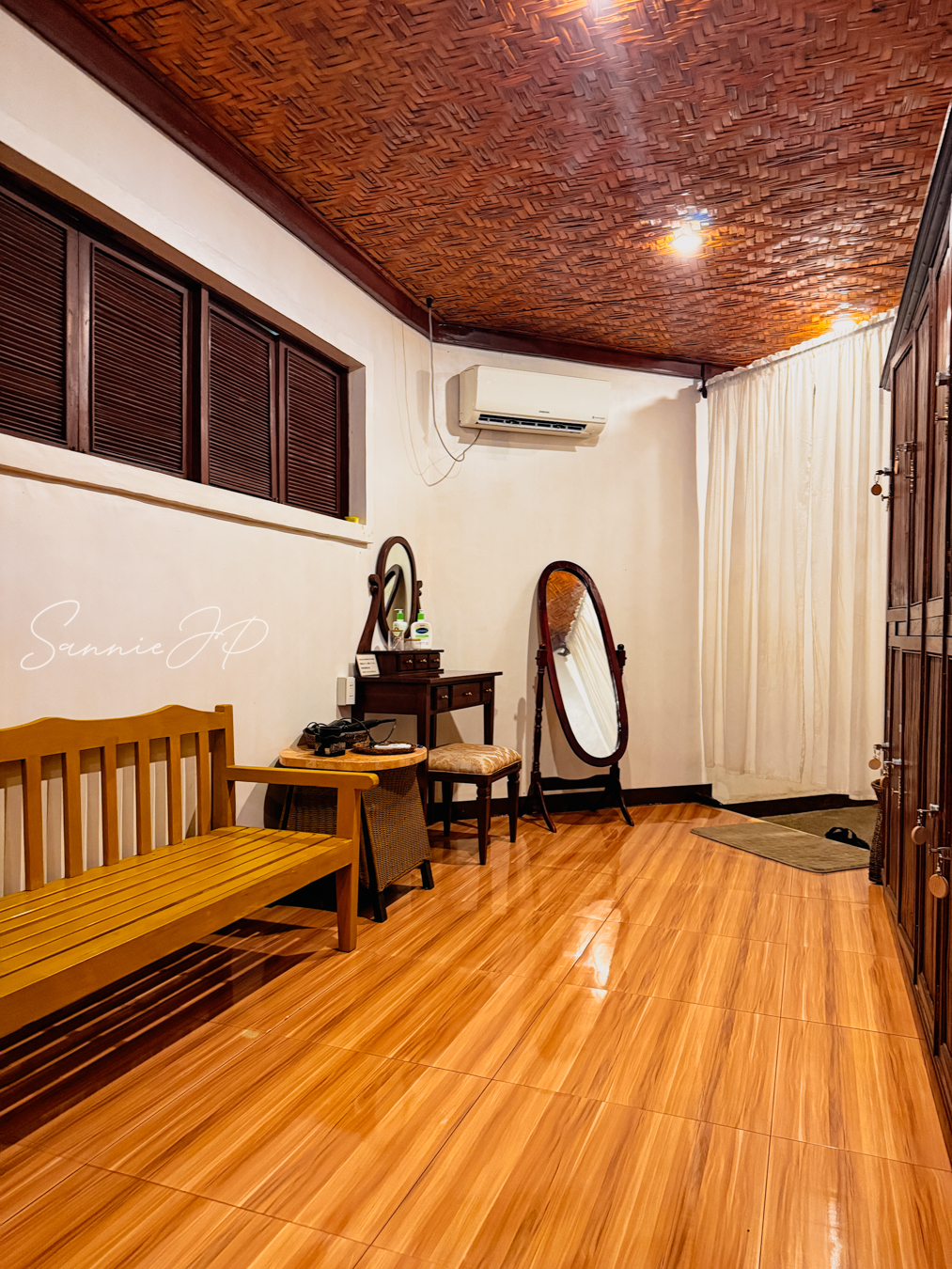 フィリピン・セブ島マクタン島にあるスパ・マッサージPrana Arnika Spaの更衣室