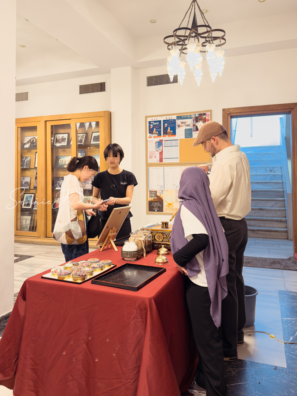 東京ジャーミイのオープンモスクデーのトルココーヒー