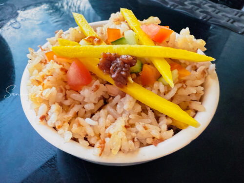 Parola Seaview Restaurantのガーリックライス
