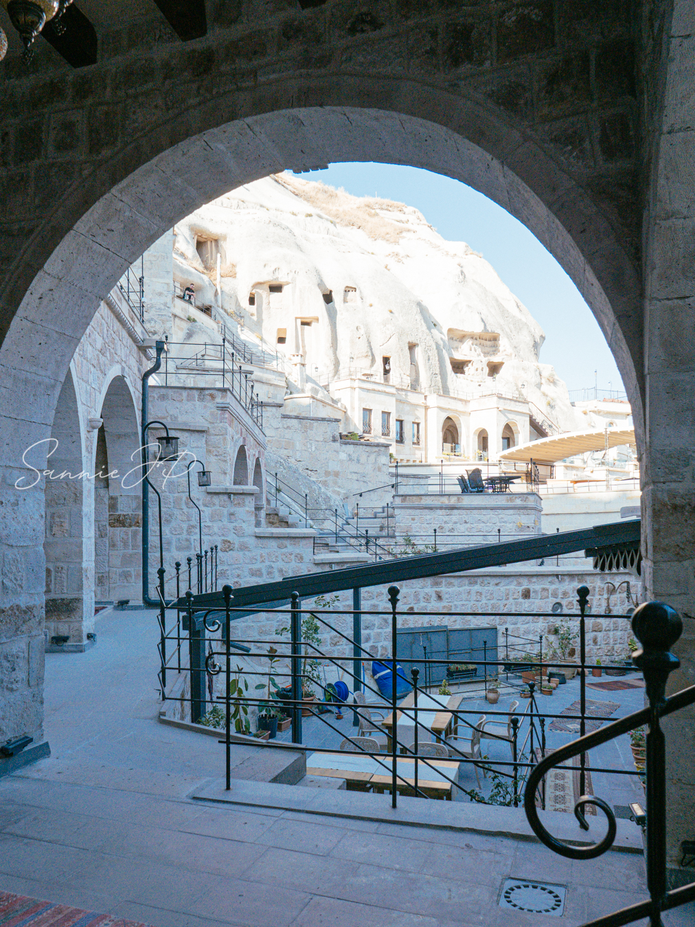 トルコ ギョレメ カッパドキア Majestic Cave Houseの敷地内