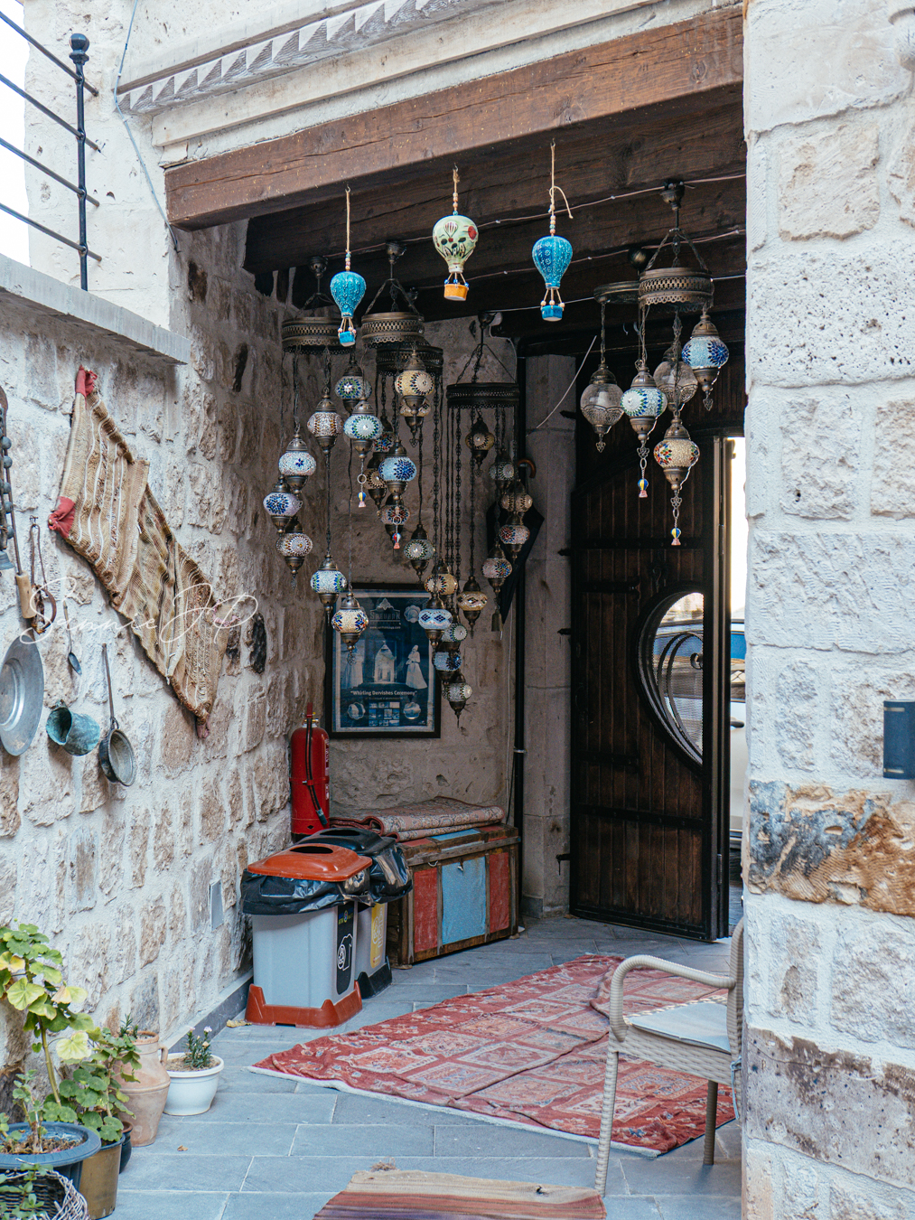 トルコ ギョレメ カッパドキア Majestic Cave Houseの入口エントランス