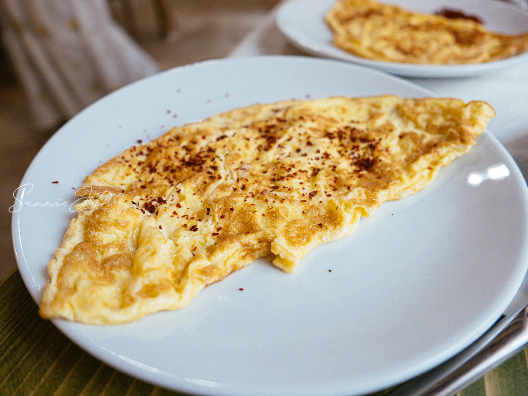 トルコ ギョレメ カッパドキア Majestic Cave Houseのオムレツ