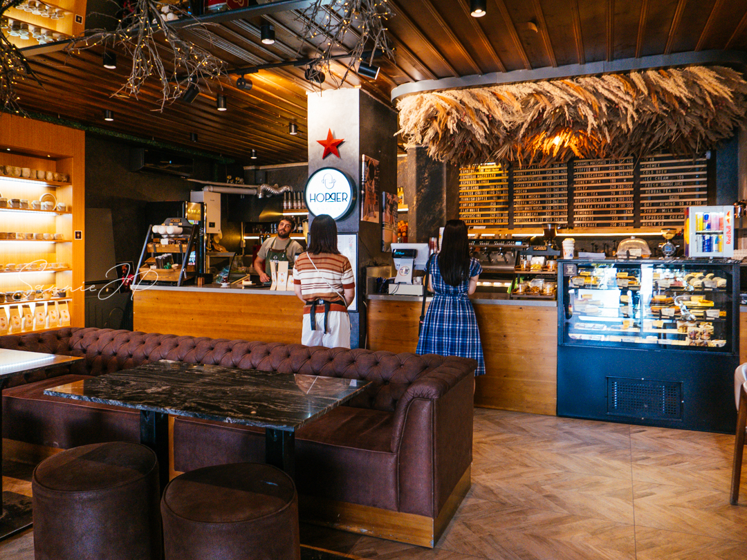 トルコ カッパドキア ギョレメ Hopper Coffee House  注文カウンター