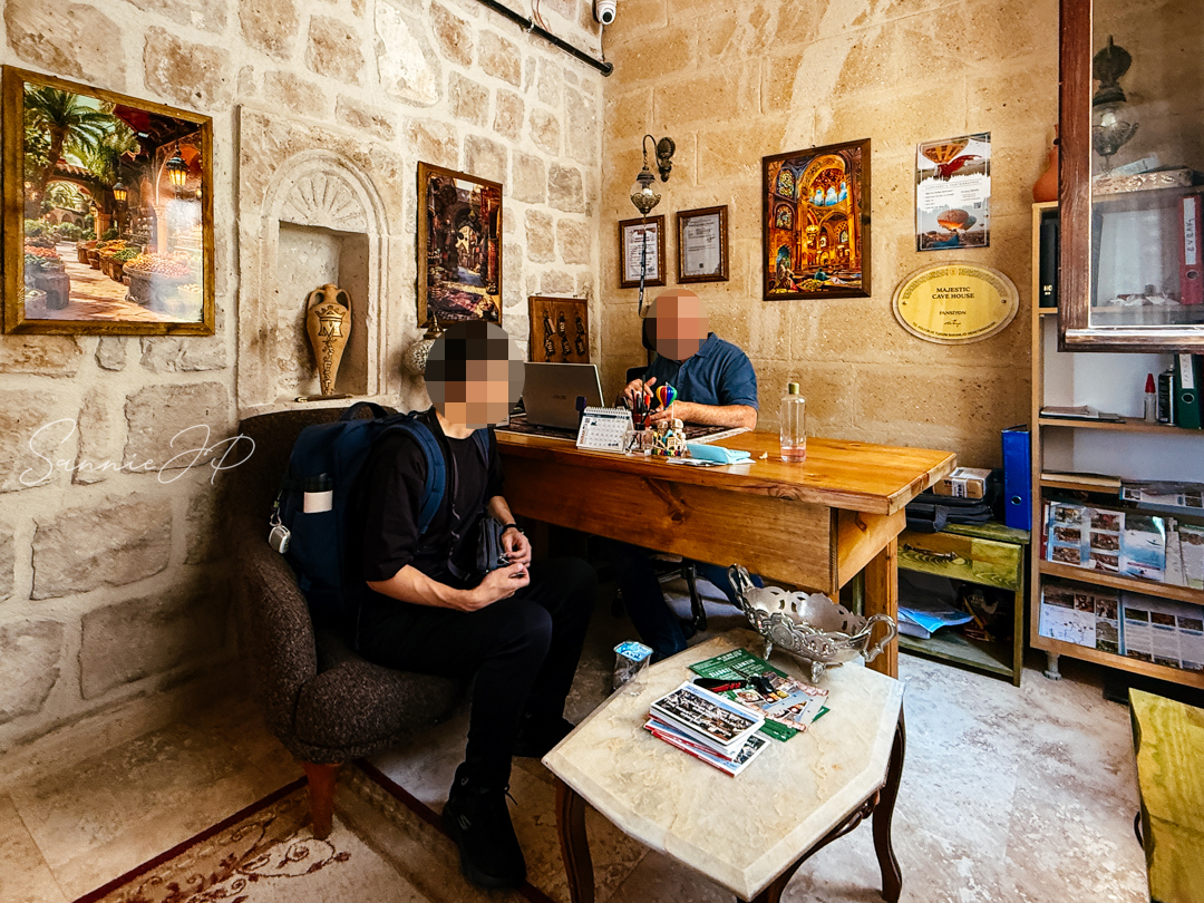 トルコ ギョレメ カッパドキア Majestic Cave Houseのフロント