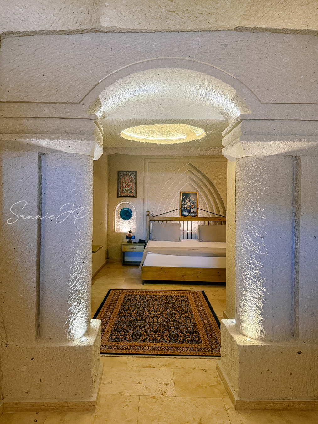 トルコ ギョレメ カッパドキア Majestic Cave Houseの寝室