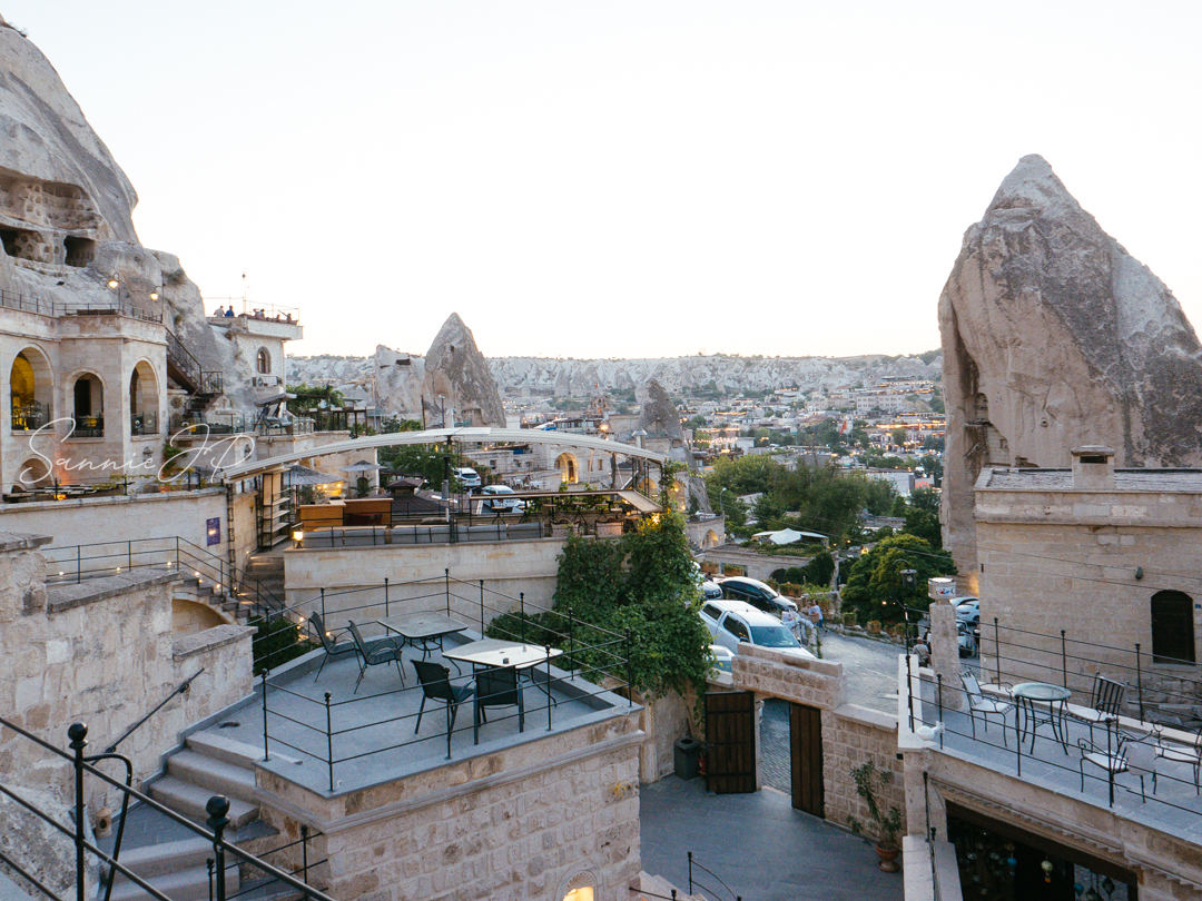 トルコ ギョレメ カッパドキア Majestic Cave Houseからの眺め