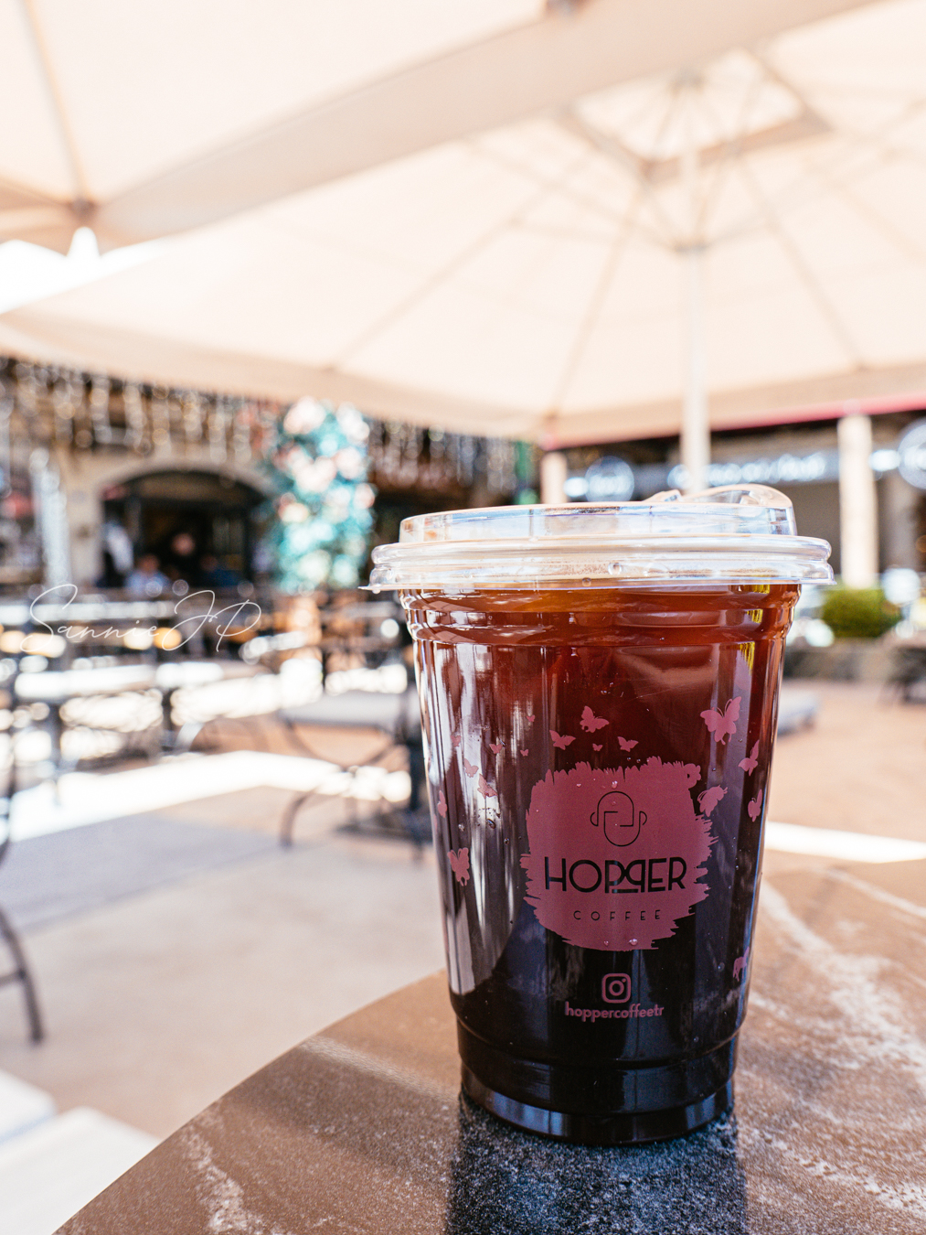 トルコ カッパドキア ギョレメ Hopper Coffee House  アイスコーヒー