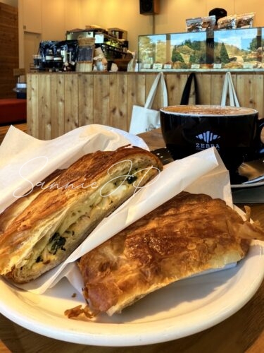ZEBRA Coffee & Croissant 稲城中央公園店のクロワッサンパニーニ