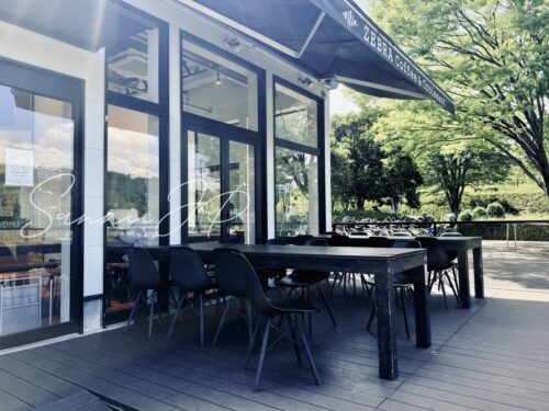 ZEBRA Coffee & Croissant 稲城中央公園店のテラス席