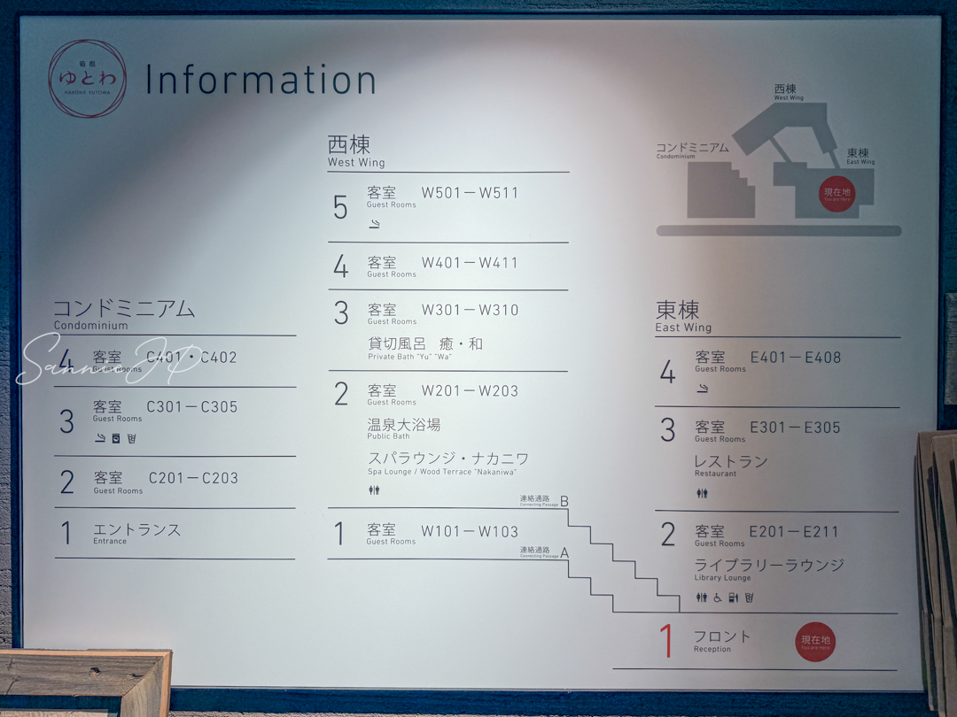 館内インフォメーション｜滞在を快適にする案内表示、外国人対応も万全