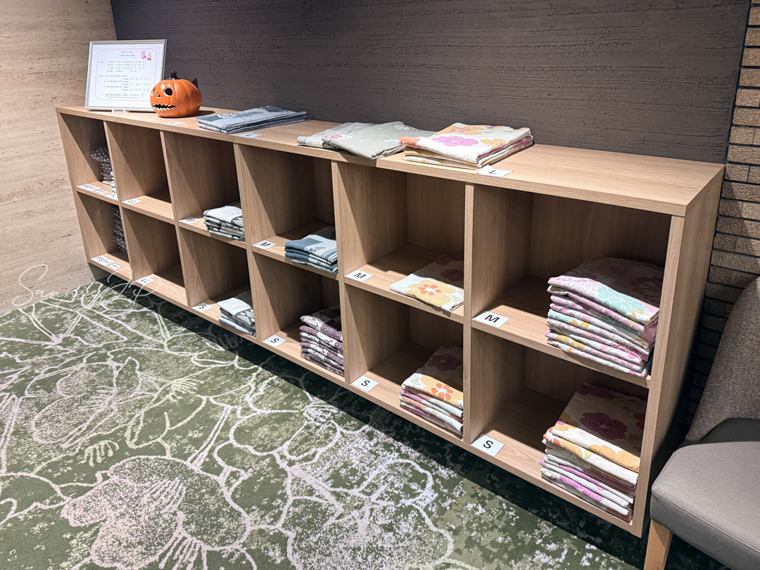 ゆかたを選べるコーナー｜自分好みの浴衣を選べる一人旅ならではの楽しみ