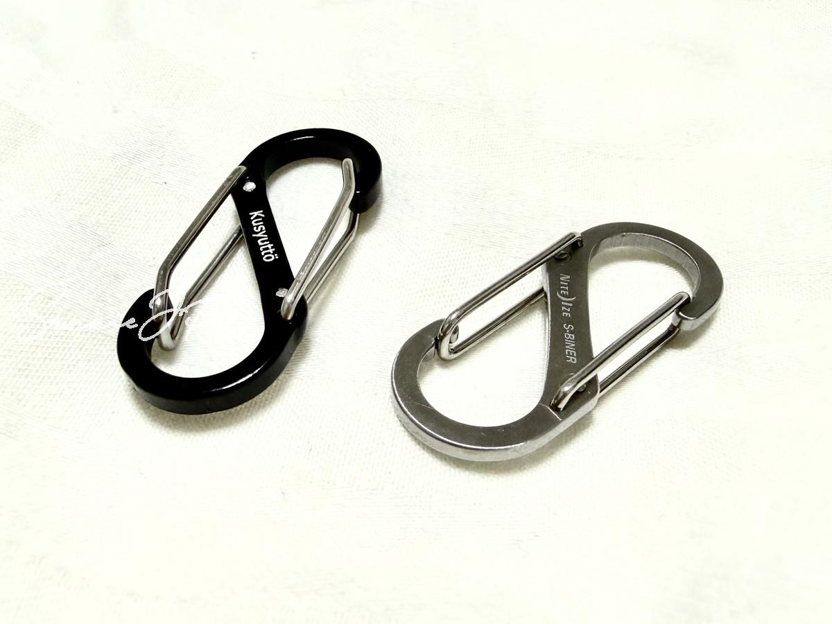 帽子の持ち運びに使っているS字カラビナ
